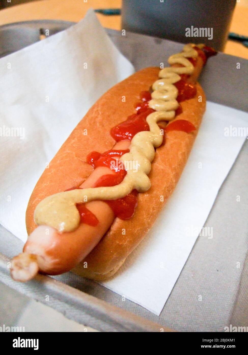 Hot dog svedese (varm Korv) da Ikea - Foto Stock