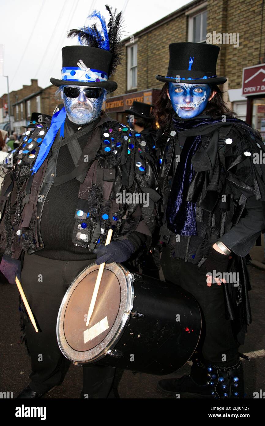 The Boggarts Breakfast Morris ballerini, Whittlesey Straw Bear Festival, Whittlesey Town, Cambridgeshire; Inghilterra, Regno Unito Foto Stock