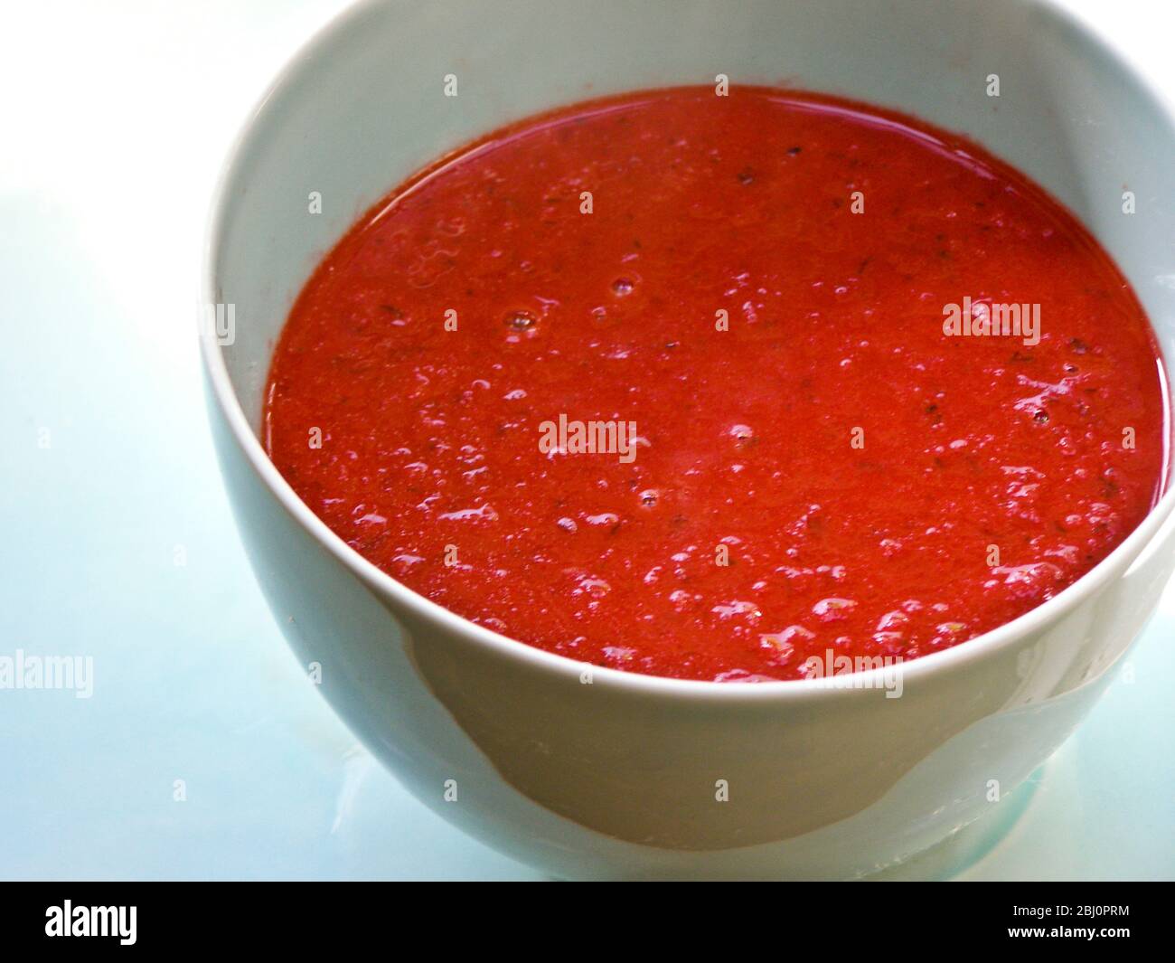Zuppa di barbabietole e arance - Foto Stock