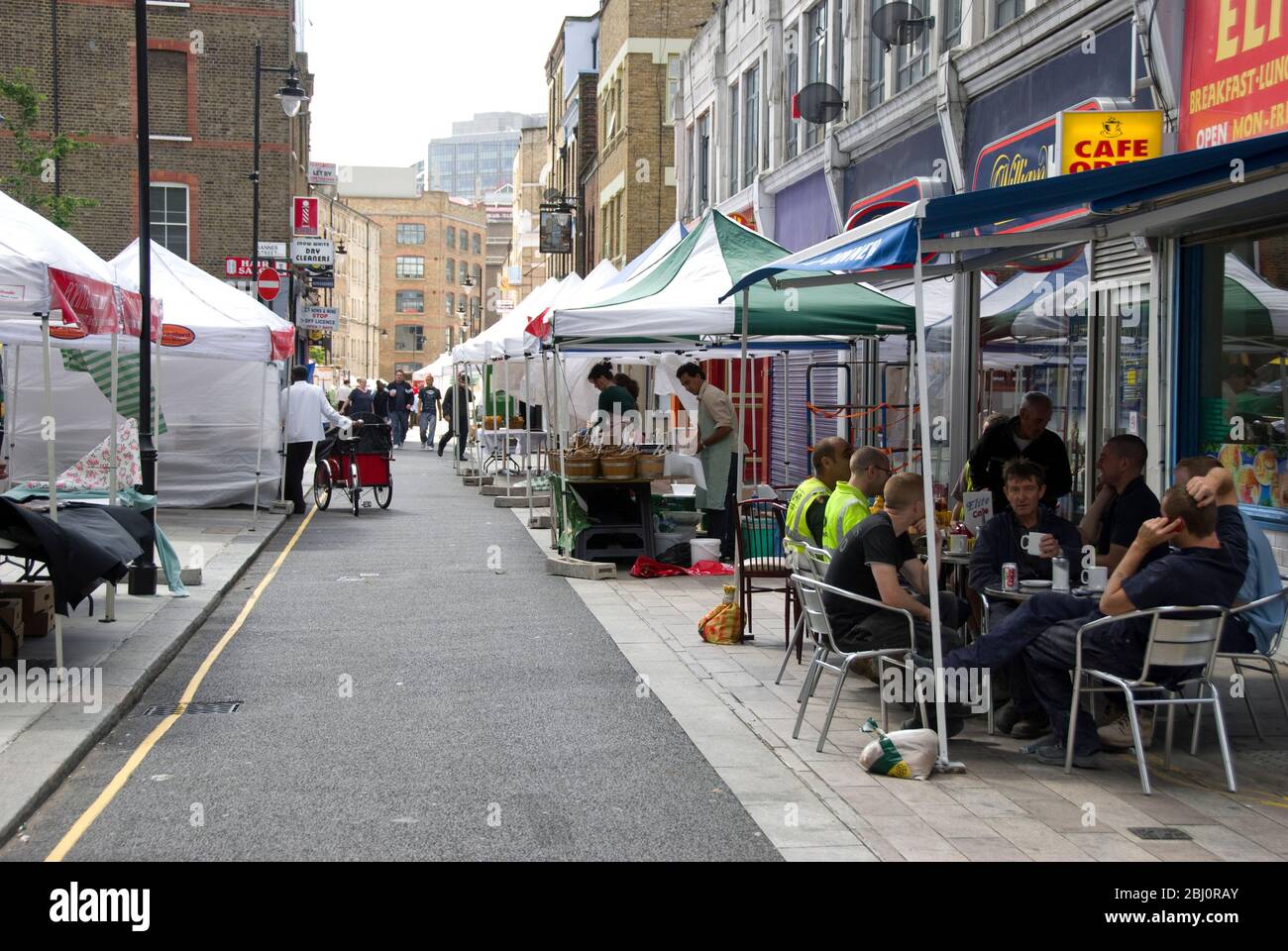 Whitecross Street Market, Londra EC1 - Foto Stock