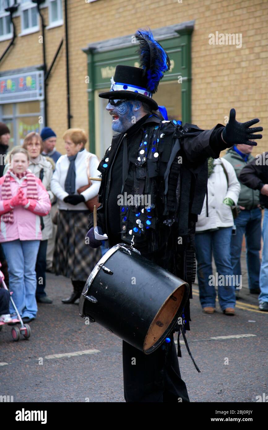 The Boggarts Breakfast Morris ballerini, Whittlesey Straw Bear Festival, Whittlesey Town, Cambridgeshire; Inghilterra, Regno Unito Foto Stock