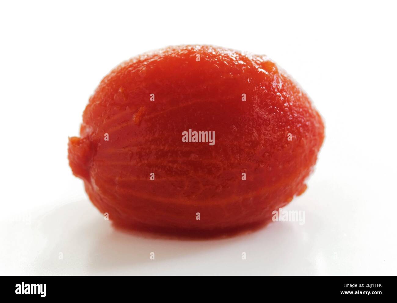 Pomodoro a prugne singolo da lattina - Foto Stock