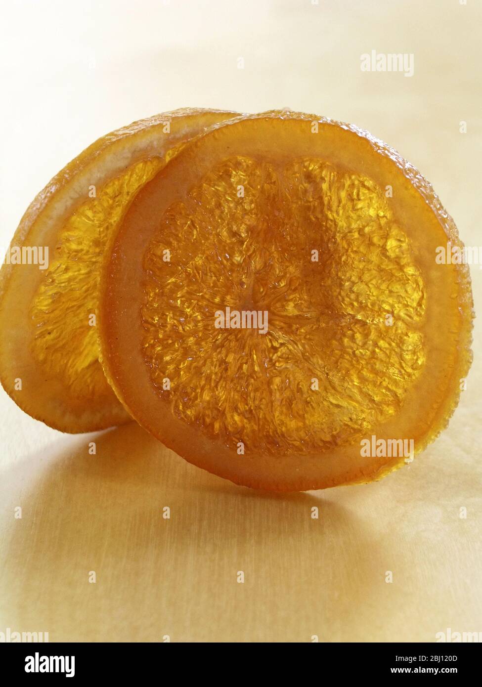 Fette di arancia secca - Foto Stock