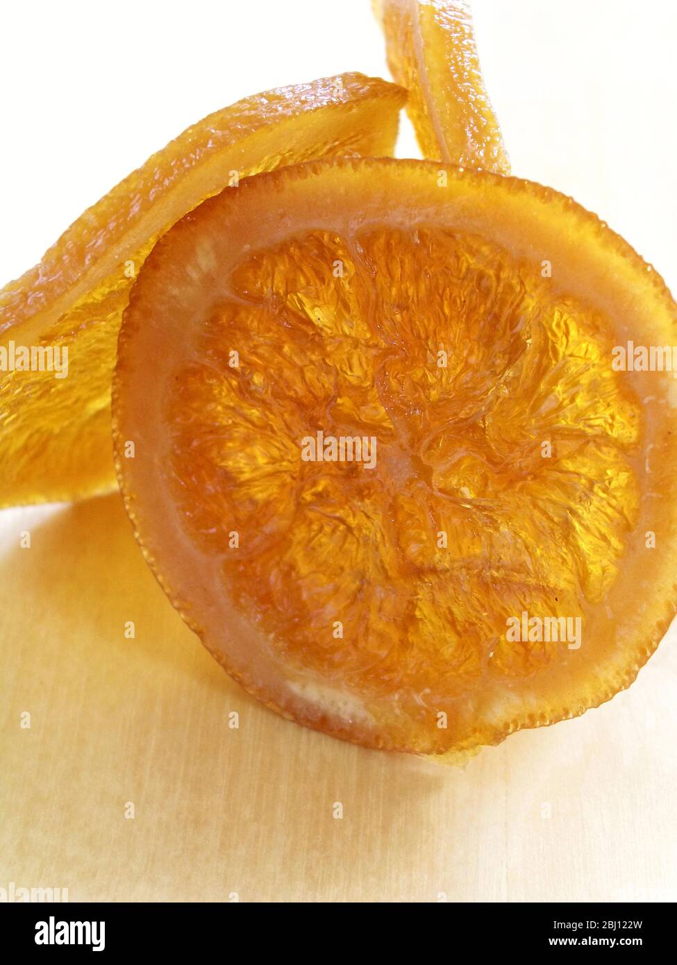 Fette di arancia secca - Foto Stock
