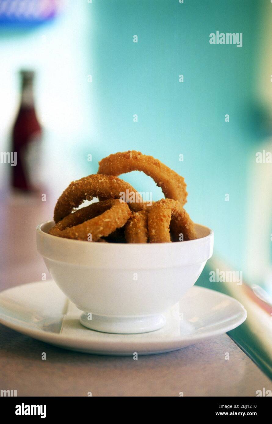 Anelli di cipolla - Foto Stock
