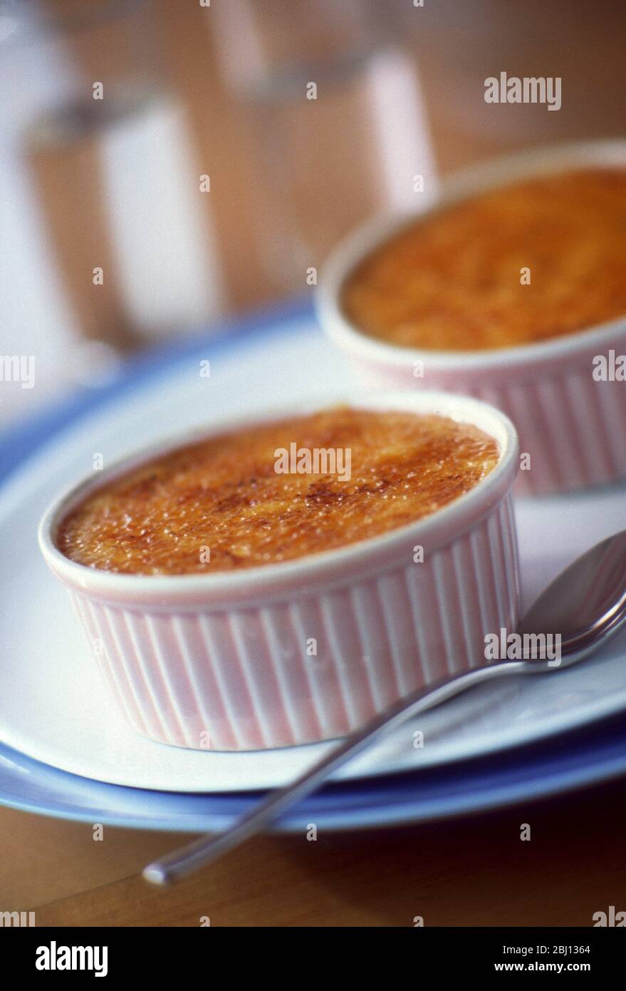 Creme brulee - Foto Stock
