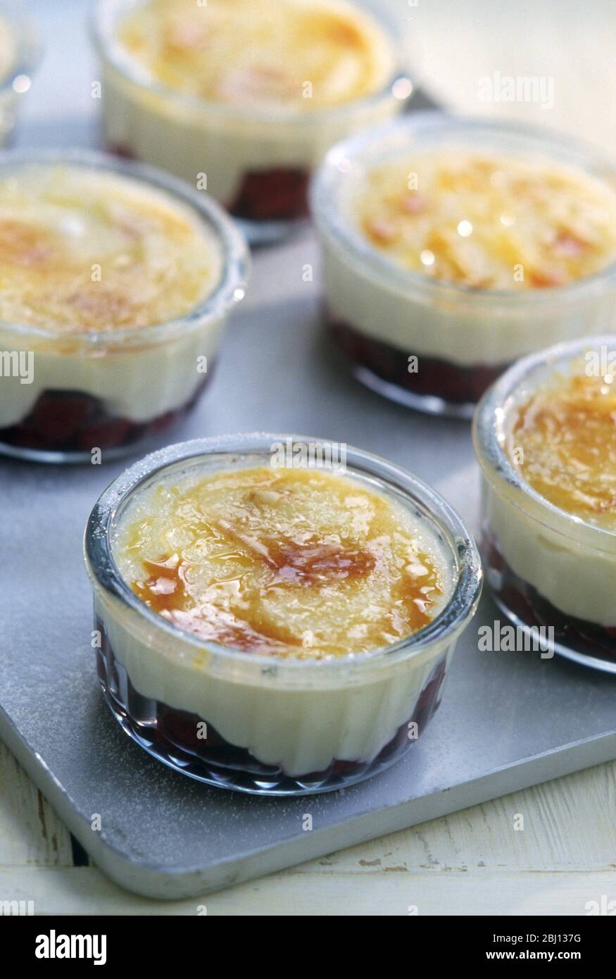 Creme brulee - Foto Stock