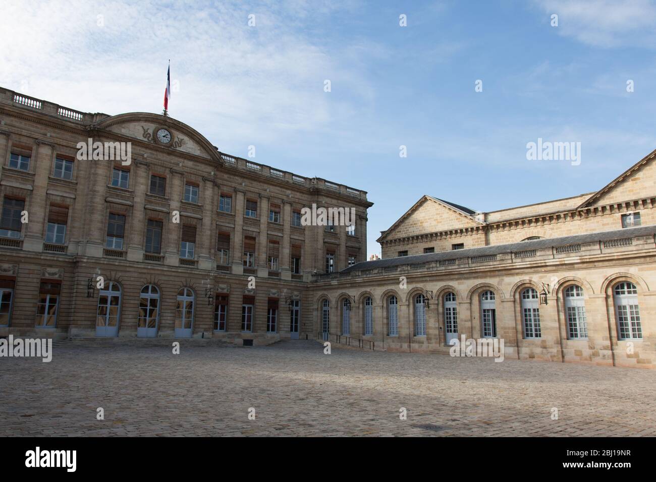 Bordeaux City Hall Palais Rohan nel centro della città Foto Stock