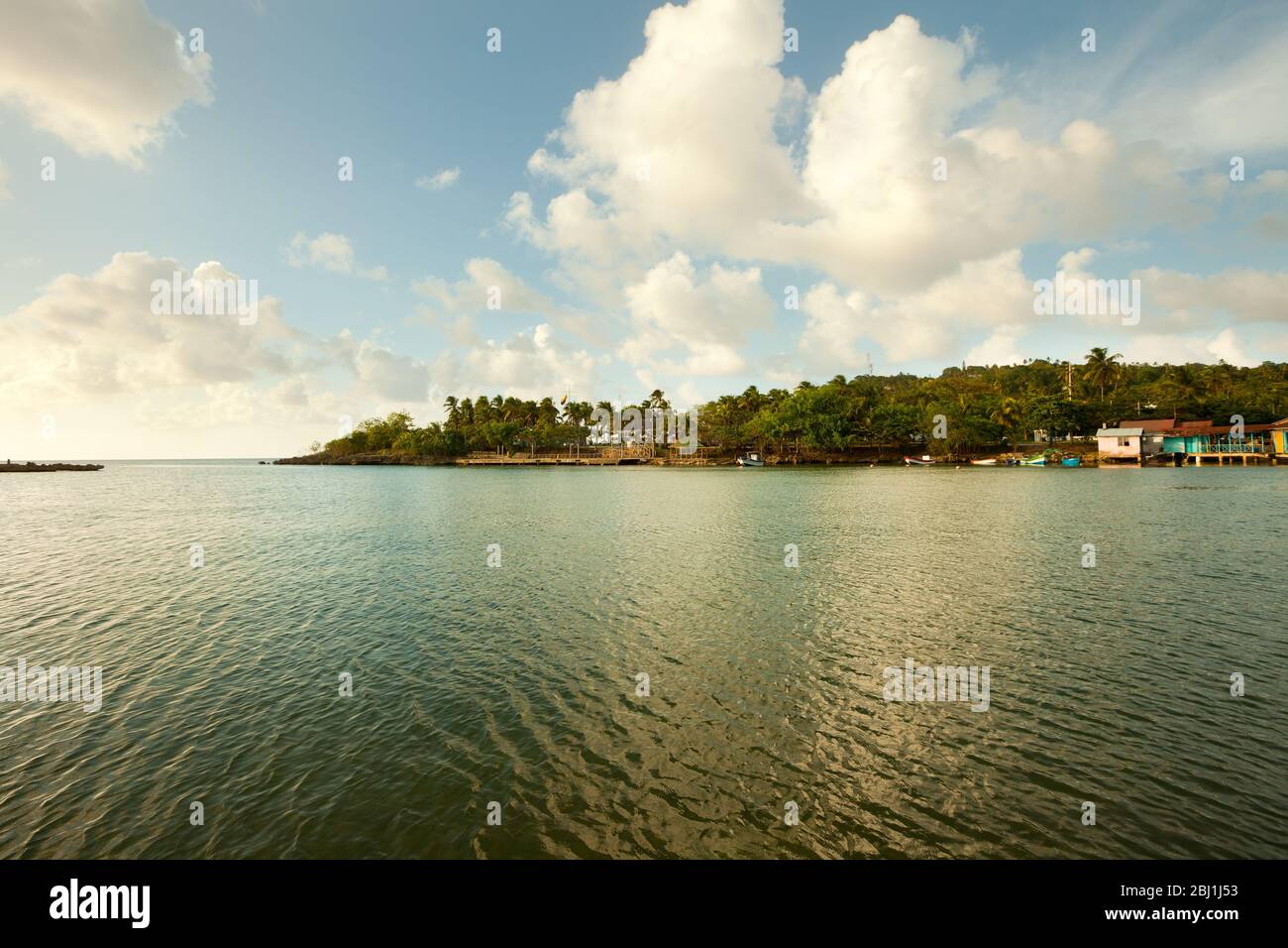 La baia chiamata El Cove, San Andres Island, Colombia, Sud America Foto Stock