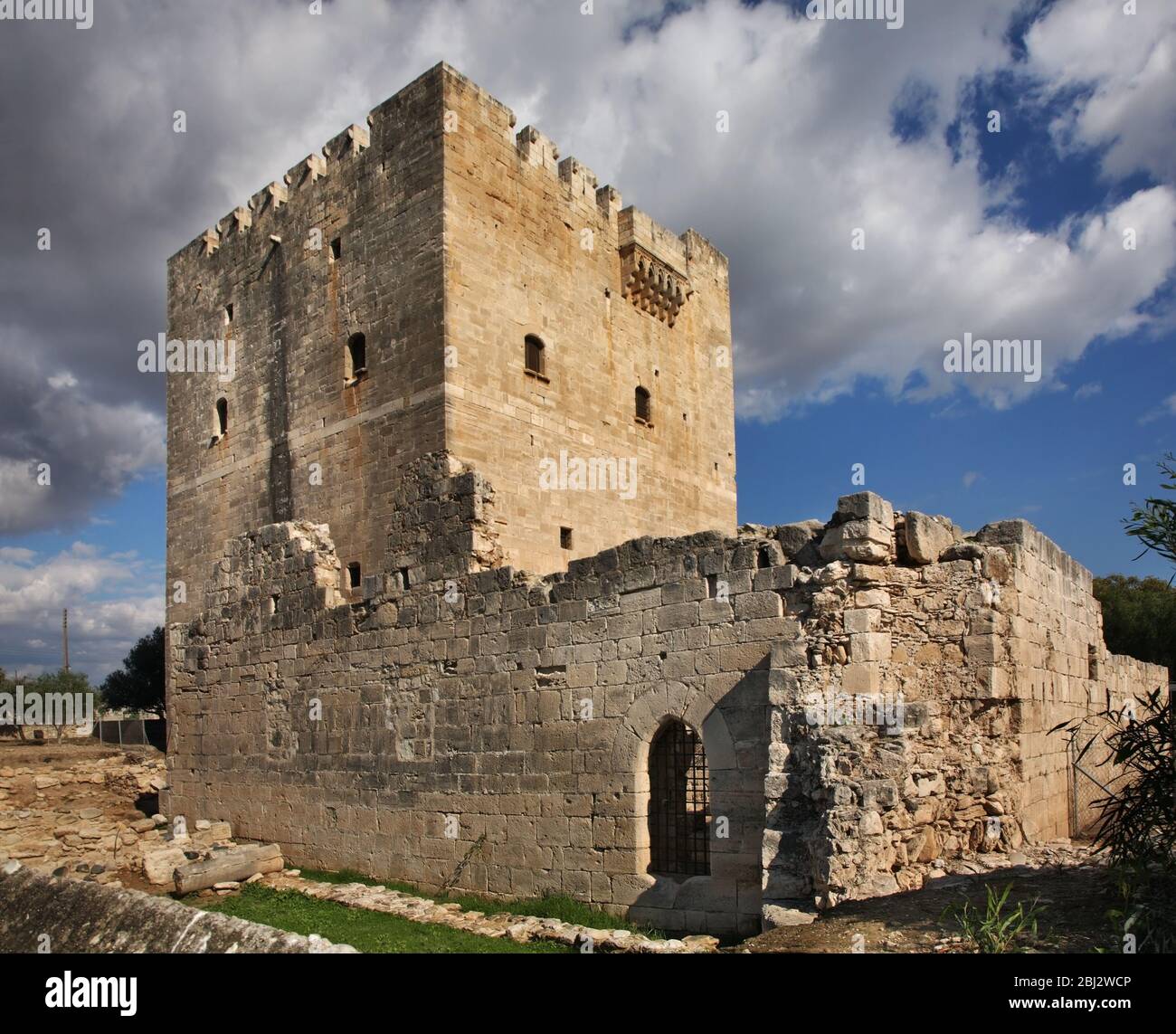 Il Castello di Kolossi vicino a Limassol. Cipro Foto Stock