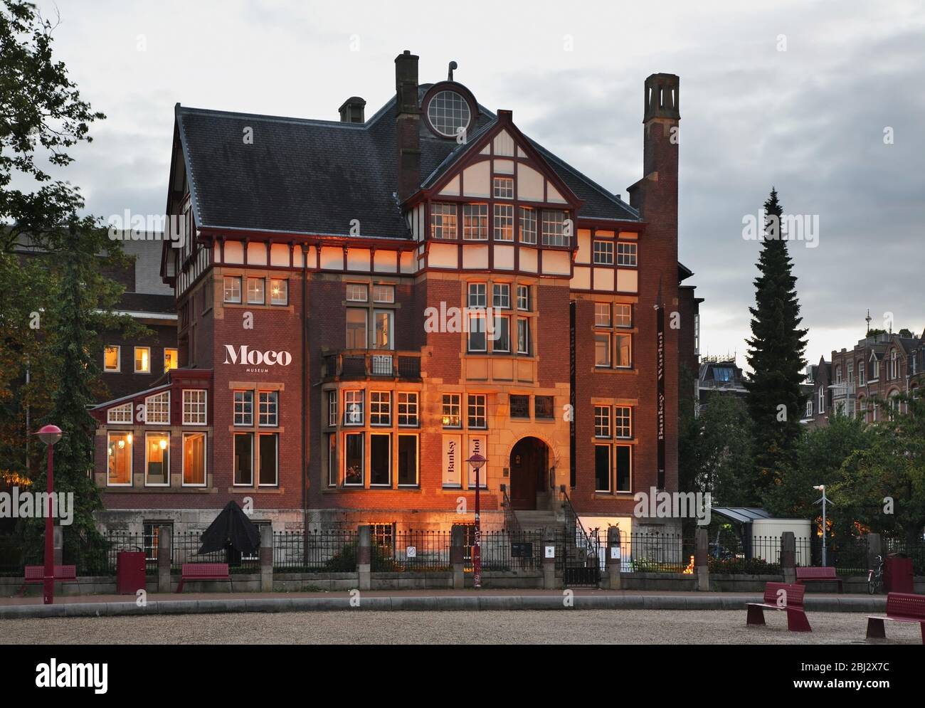 Moco - Museo moderno contemporaneo ad Amsterdam. Paesi Bassi Foto Stock