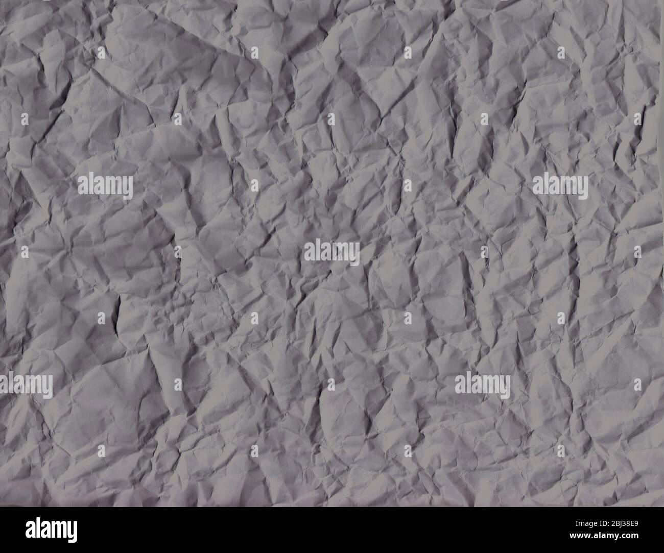 Grana carta grigia piegata a gualcio per sfondo grafico Foto Stock