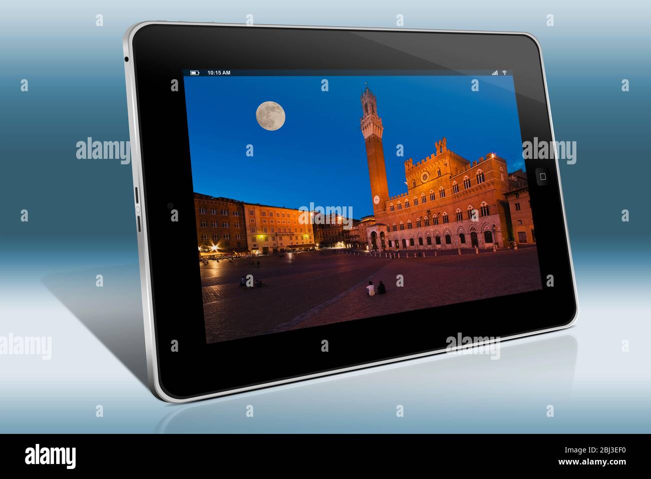 Palazzo pubblico, costruito dal 1325 al 1345 torre del municipio, Torre del Mangia in piazza Piazza del campo, Siena, Toscana, Italia, Europa Foto Stock