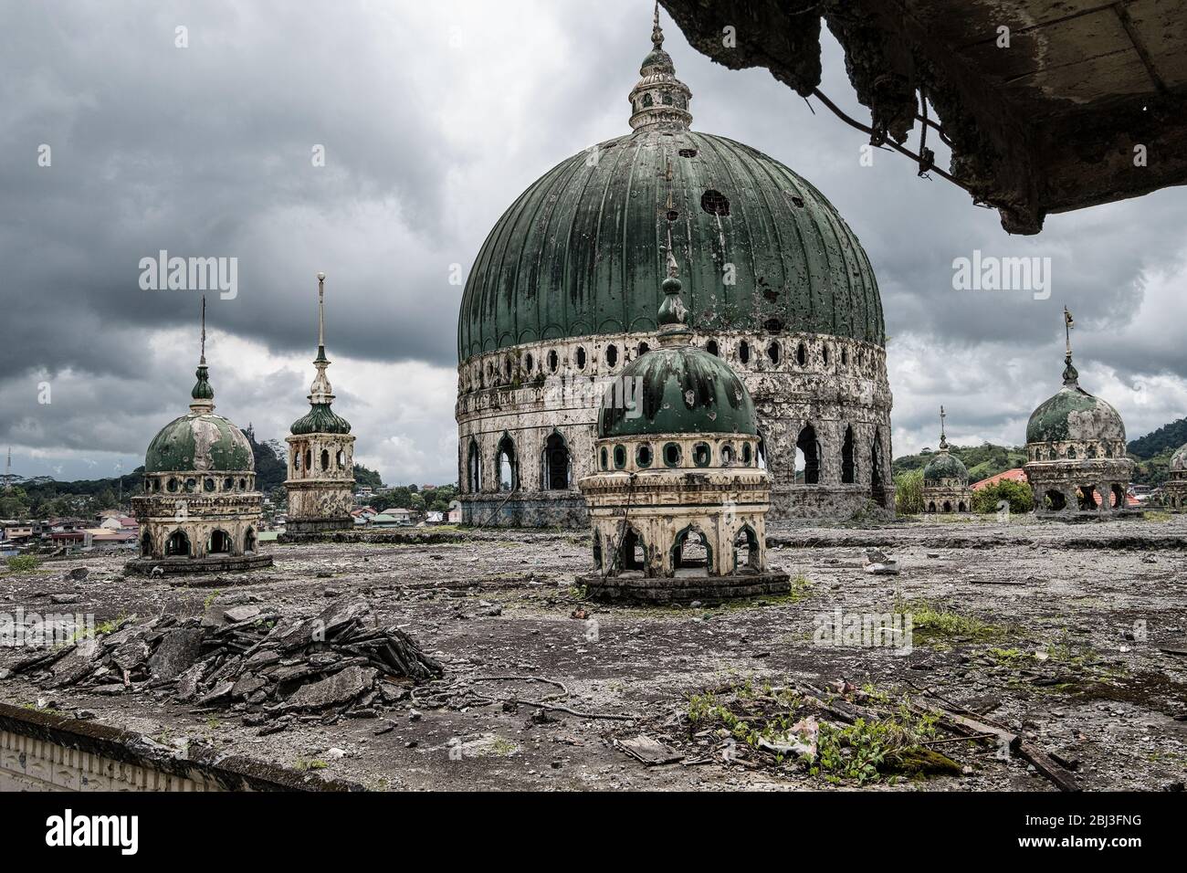 Marawi dopo la guerra, Mindanao, Filippine Foto Stock