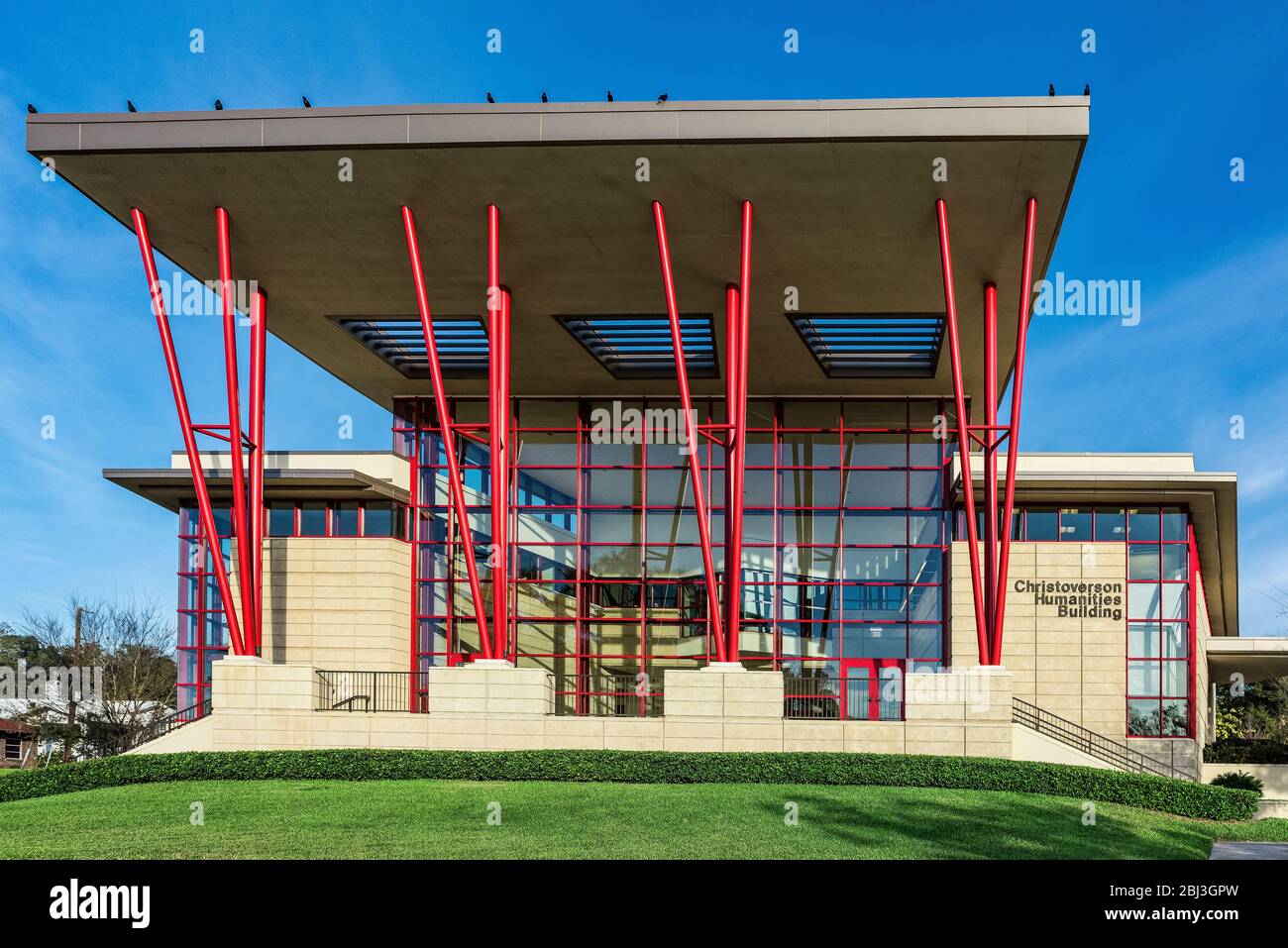 Christoverson Humanities Building al Florida Southern College. Foto Stock