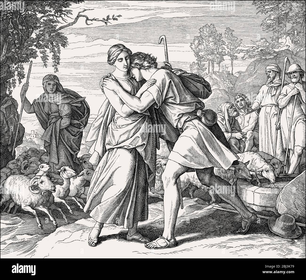 The meeting of jacob and rachel immagini e fotografie stock ad alta risoluzione - Alamy