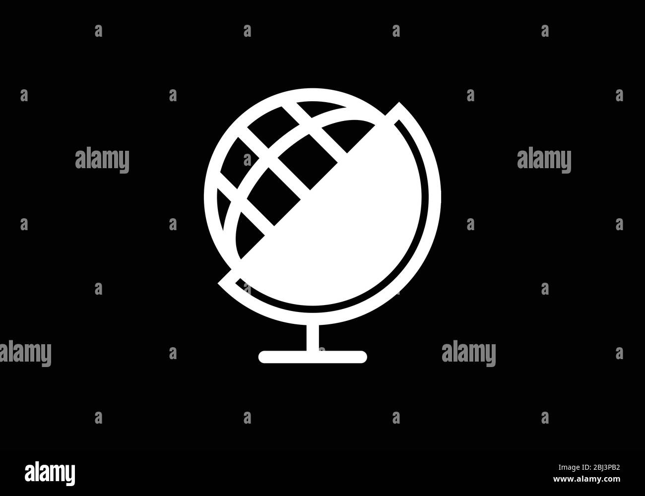 Globo Modello di Logo per una comunicazione Business Design Illustrazione Illustrazione Vettoriale