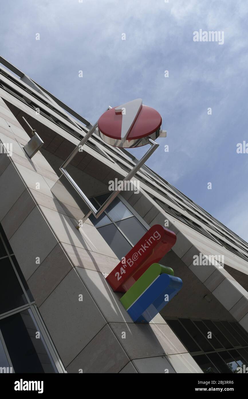 Vienna, Austria. Filiale Bank Austria a Vienna Foto Stock