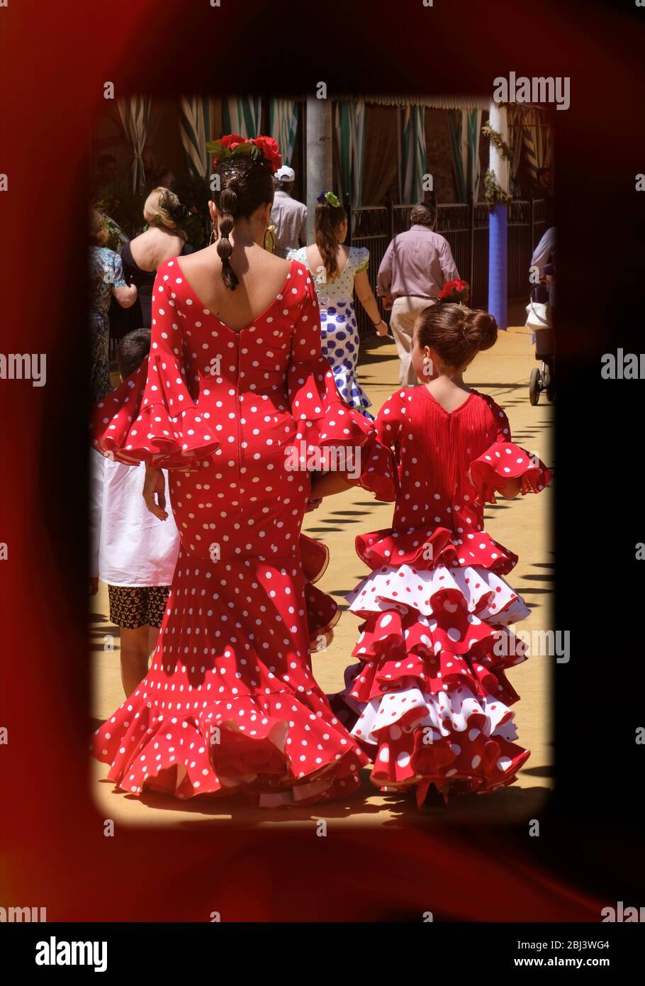 Fiera di Siviglia Foto Stock