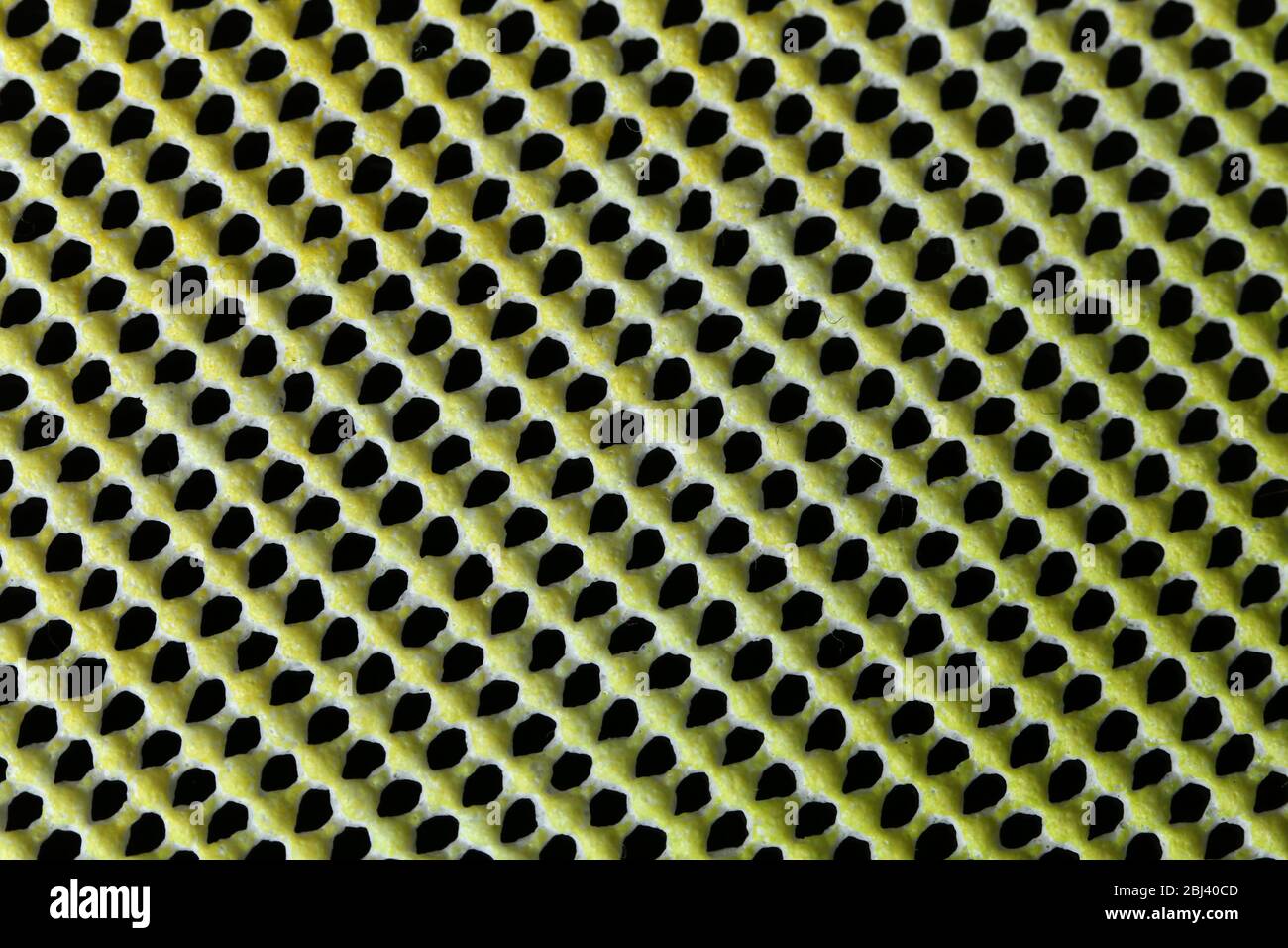 La struttura della tovaglia artificiale di plastica per la tavola nel giardino Foto Stock