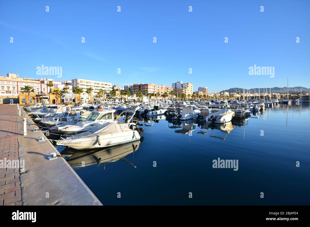 Il porto di Mazarrón, Murcia, Spagna Foto Stock