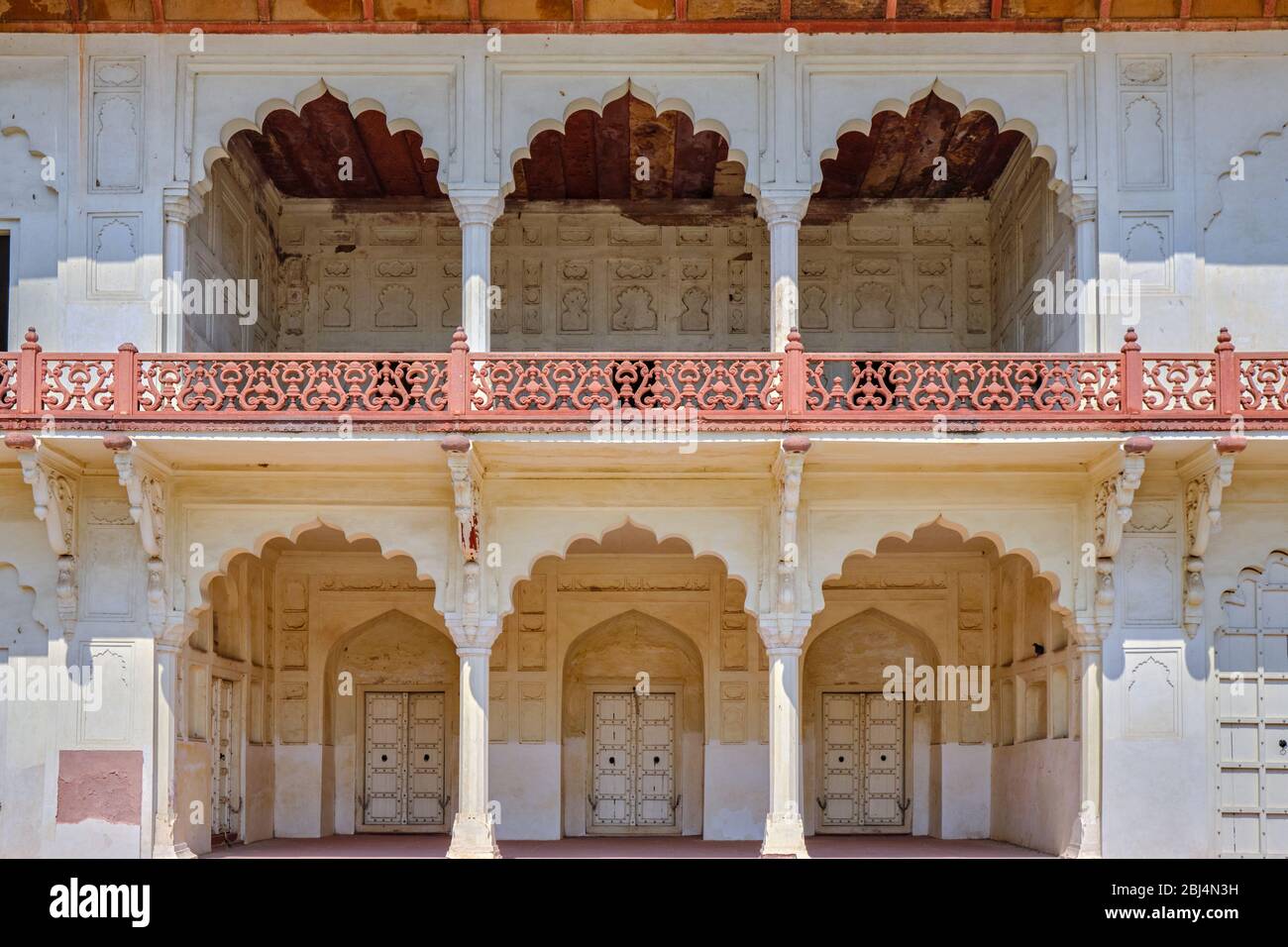 Diwan-i-Khas (Sala del pubblico privato) padiglione in Agra Fort in Agra, Uttar Pradesh, India Foto Stock