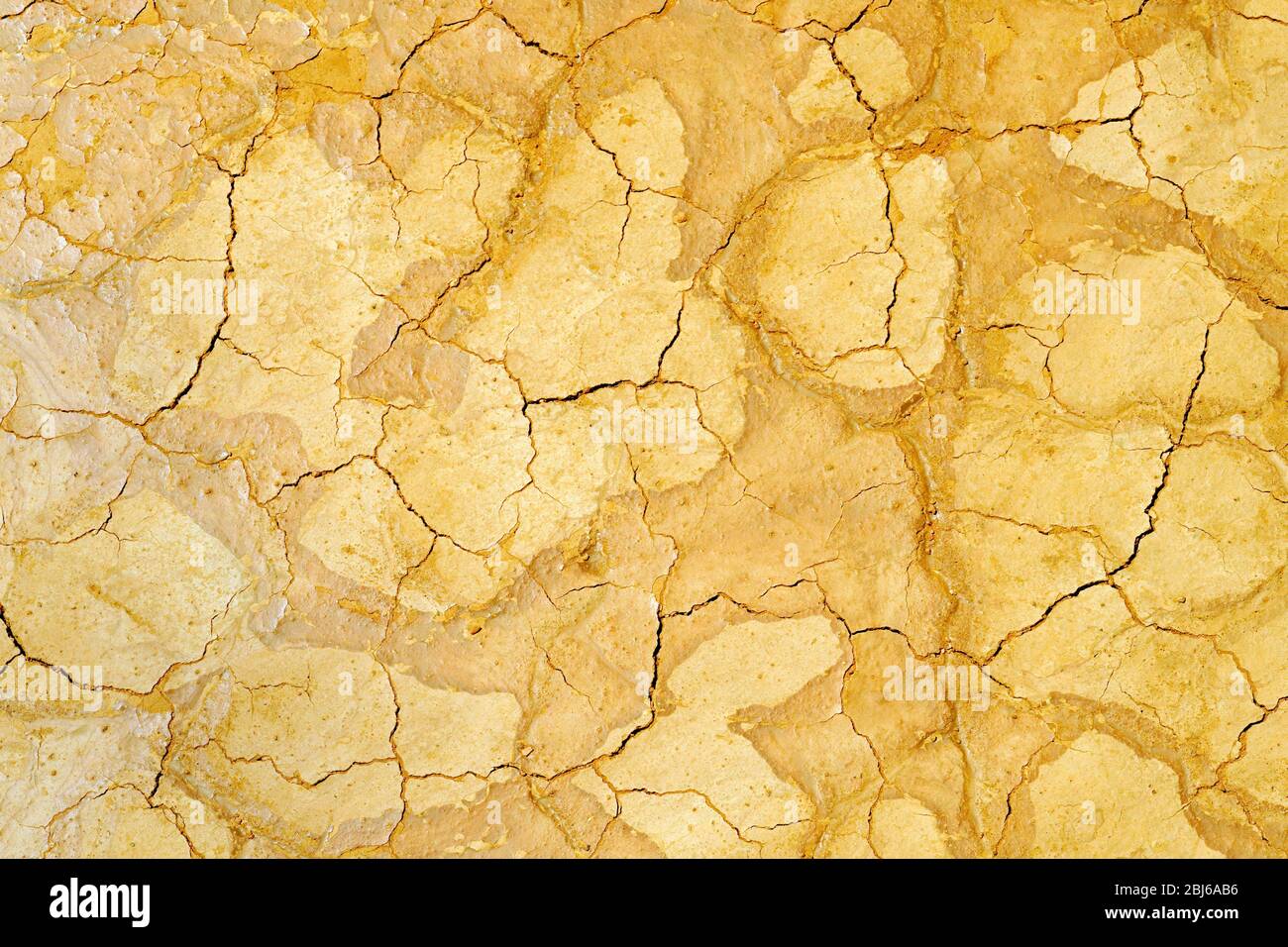 Suolo di argilla essiccato, Namibia Foto Stock