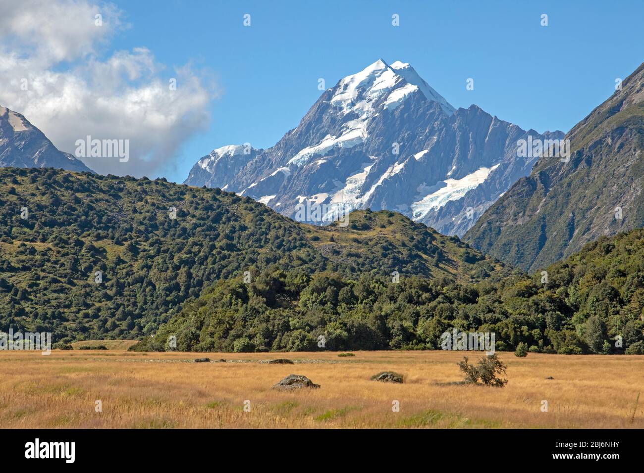 Aoraki/Mt Cook Foto Stock
