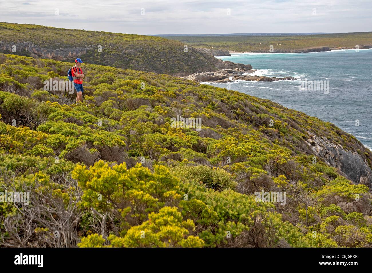 Escursioni su Kangaroo Island Wilderness Trail Foto Stock
