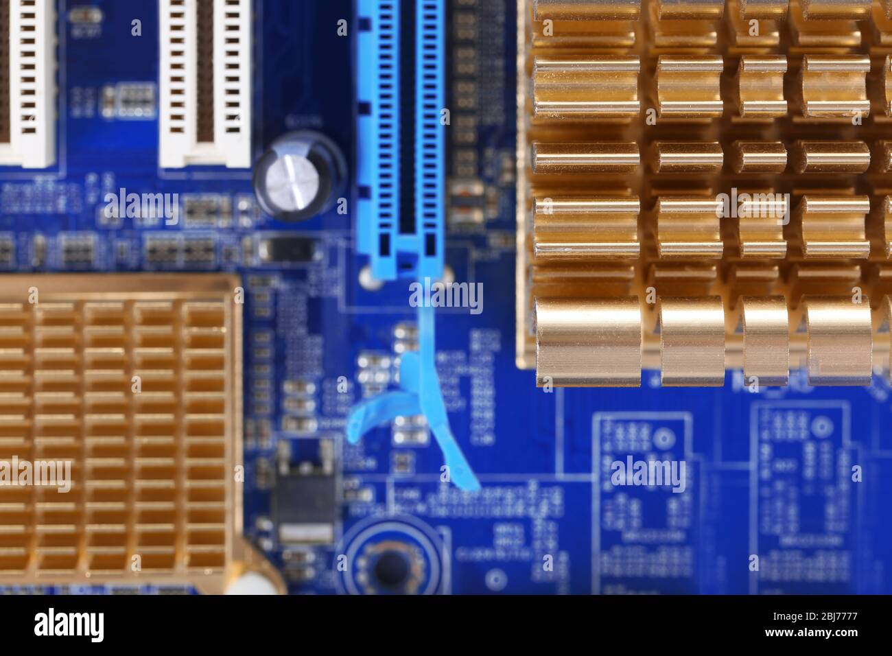 Scheda a circuito elettronico close up Foto Stock