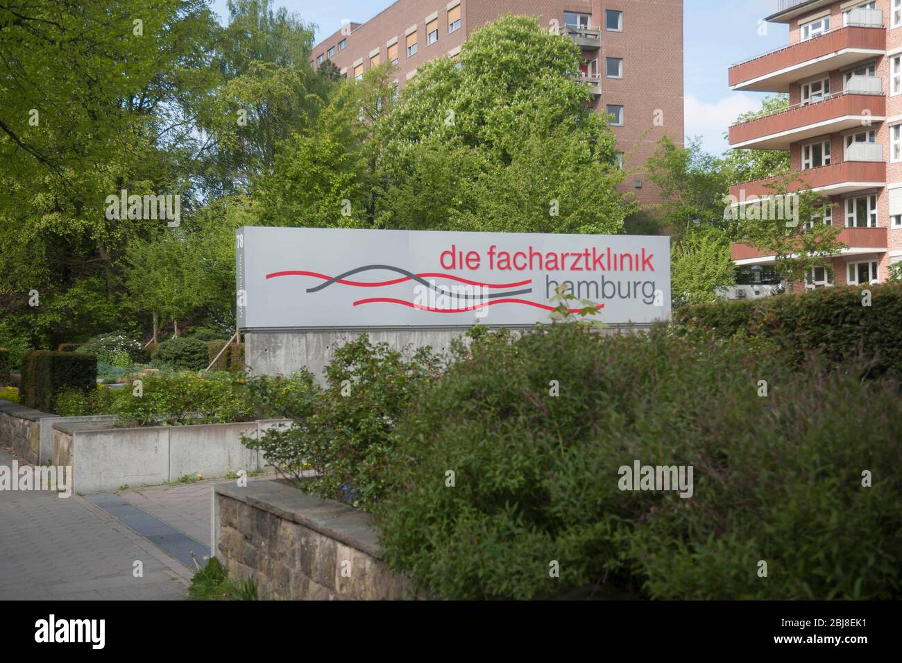 IM BILD: Facharztklinik Hamburg Eppendorf , Amburgo am 28.4.2020 Foto Stock