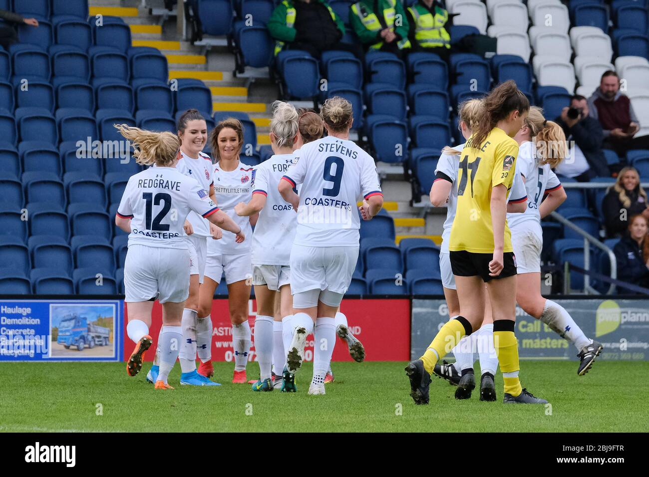 AFC Fylde Football Team femminile Foto Stock