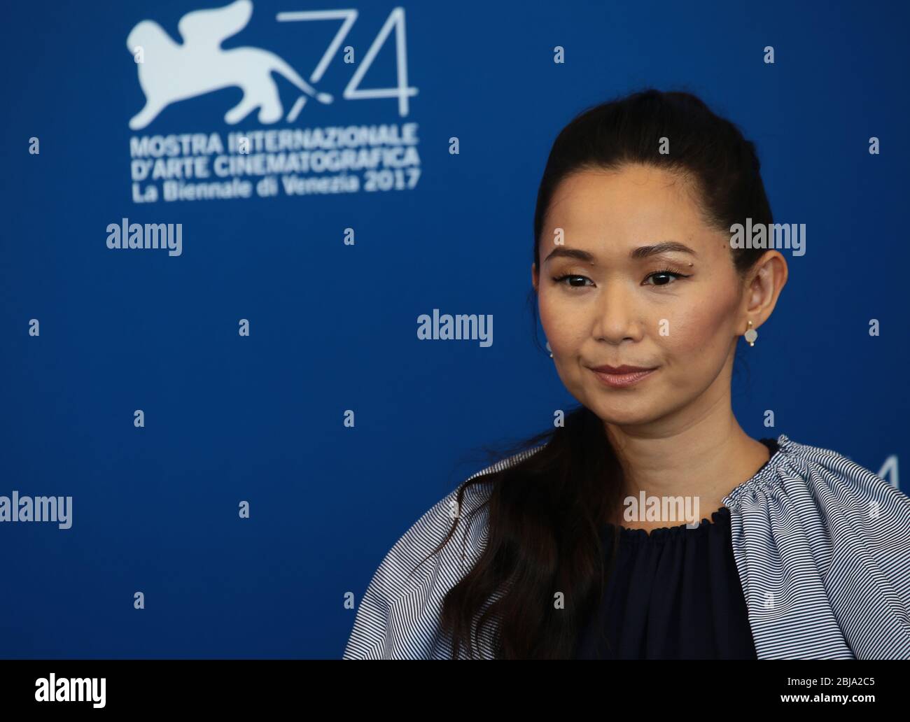 Venezia, Italia. 30 agosto 2017. Hong Chau partecipa alla "Downsizing" Photocall durante il 71° Venice Film Festival Foto Stock