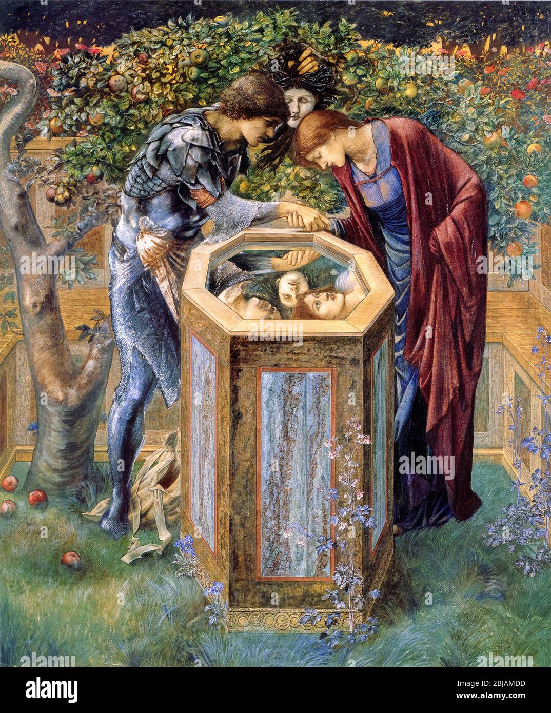 Edward Burne-Jones, pittura, la testa baleful, 1885 Foto Stock