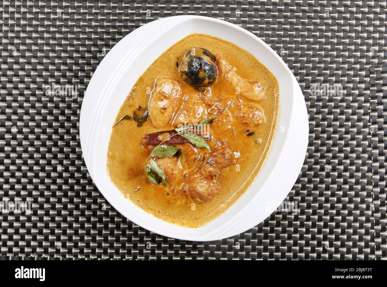 Pollo Curry stile Kerala mix di stile arabo Foto Stock