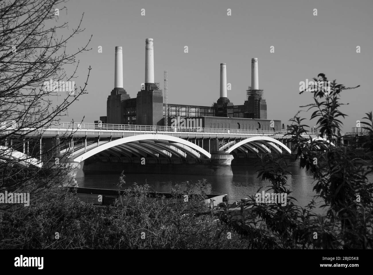 Art Deco architettura industriale anni '30 Battersea Power Station, 188 Kirling Street, Nine Elms, Londra SW8 di J Theo Halliday Giles Gilbert Scott Foto Stock