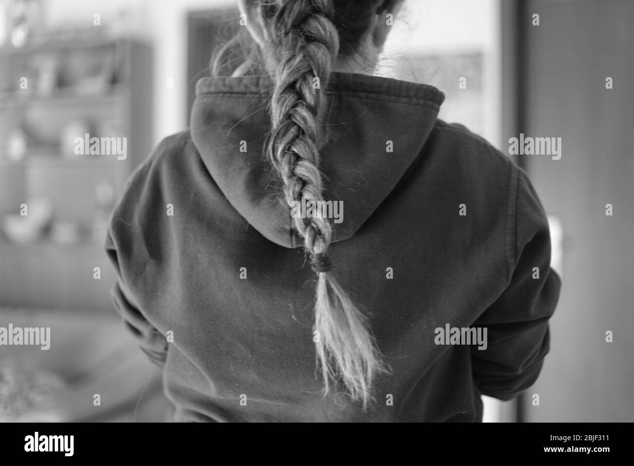 Capelli ragazza dall'Italia Foto Stock