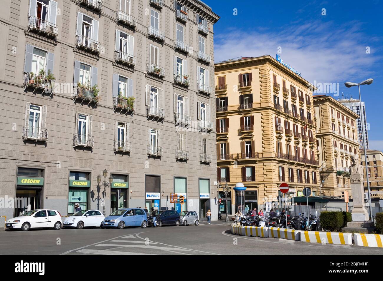 Via S. Carlo a Napoli, Campania, Italia, Europa Foto Stock