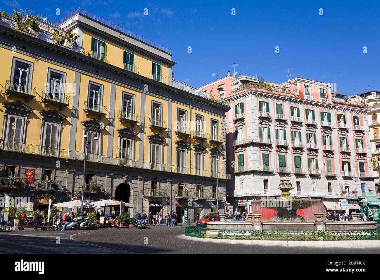 Piazza Trieste e Trento, Napoli, Campania, Italia, Europa Foto Stock