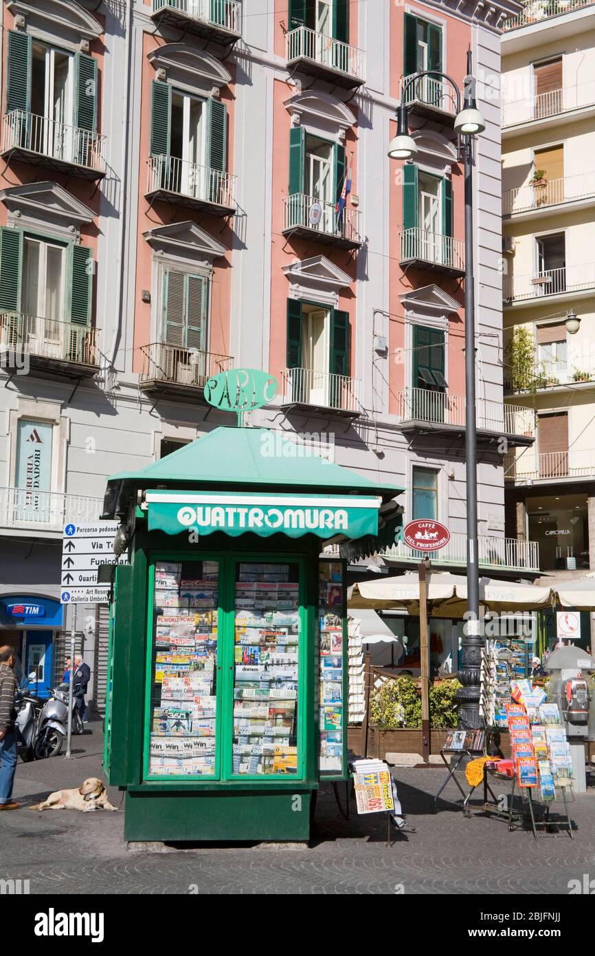 Piazza Trieste e Trento, Napoli, Campania, Italia, Europa Foto Stock