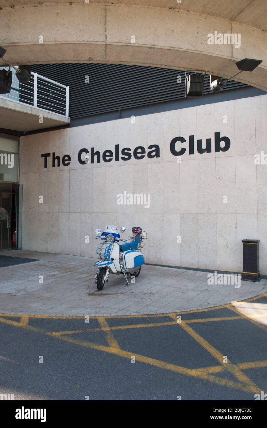 The Chelsea Club Chelsea FC, Stamford Bridge Fulham Road, Fulham, Londra SW6 1HS Fulham Broadway The Bridge Archibald Leitch Foto Stock