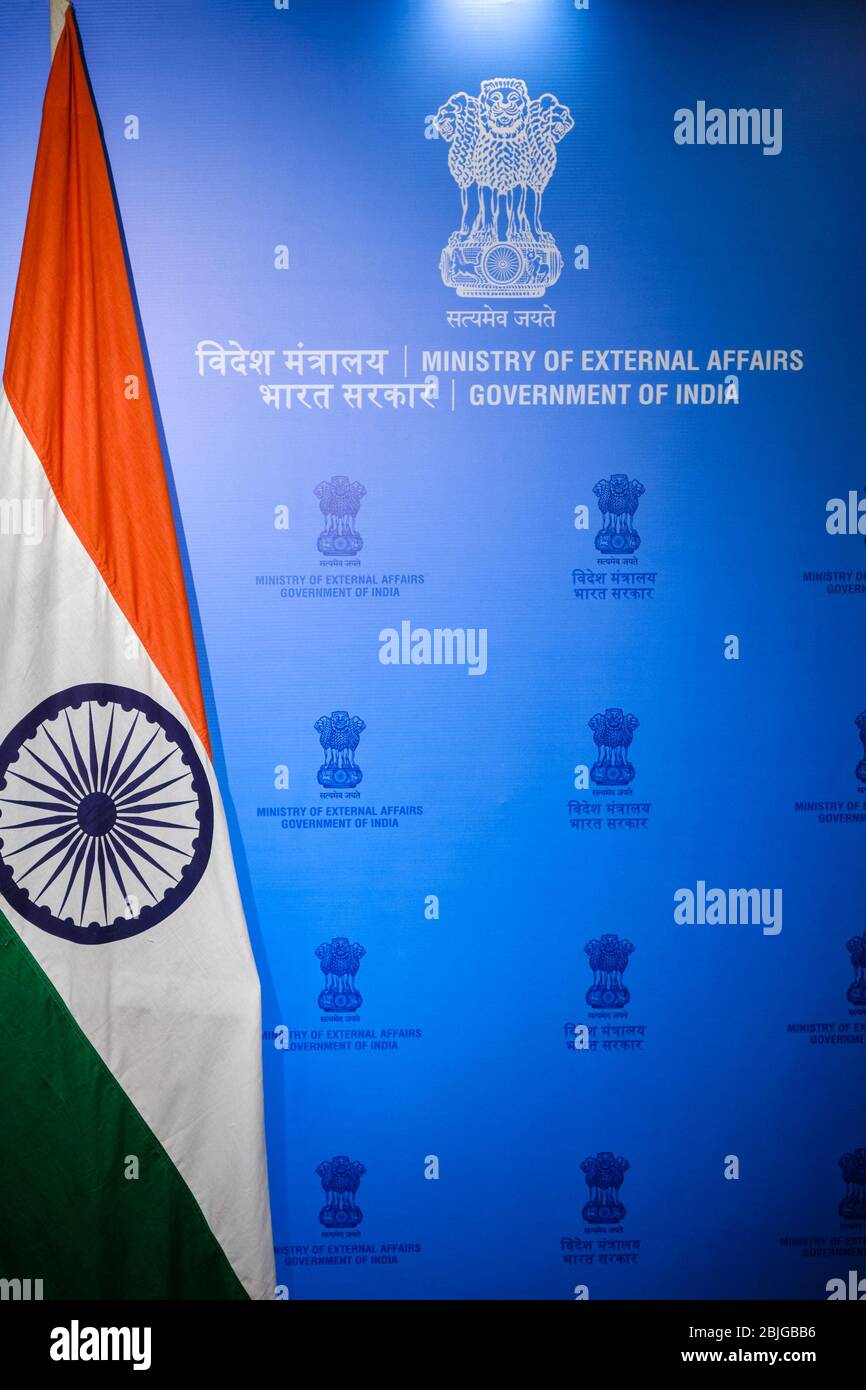 New Delhi / India - 1 ottobre 2019: Ministero degli Affari esterni del governo indiano Foto Stock