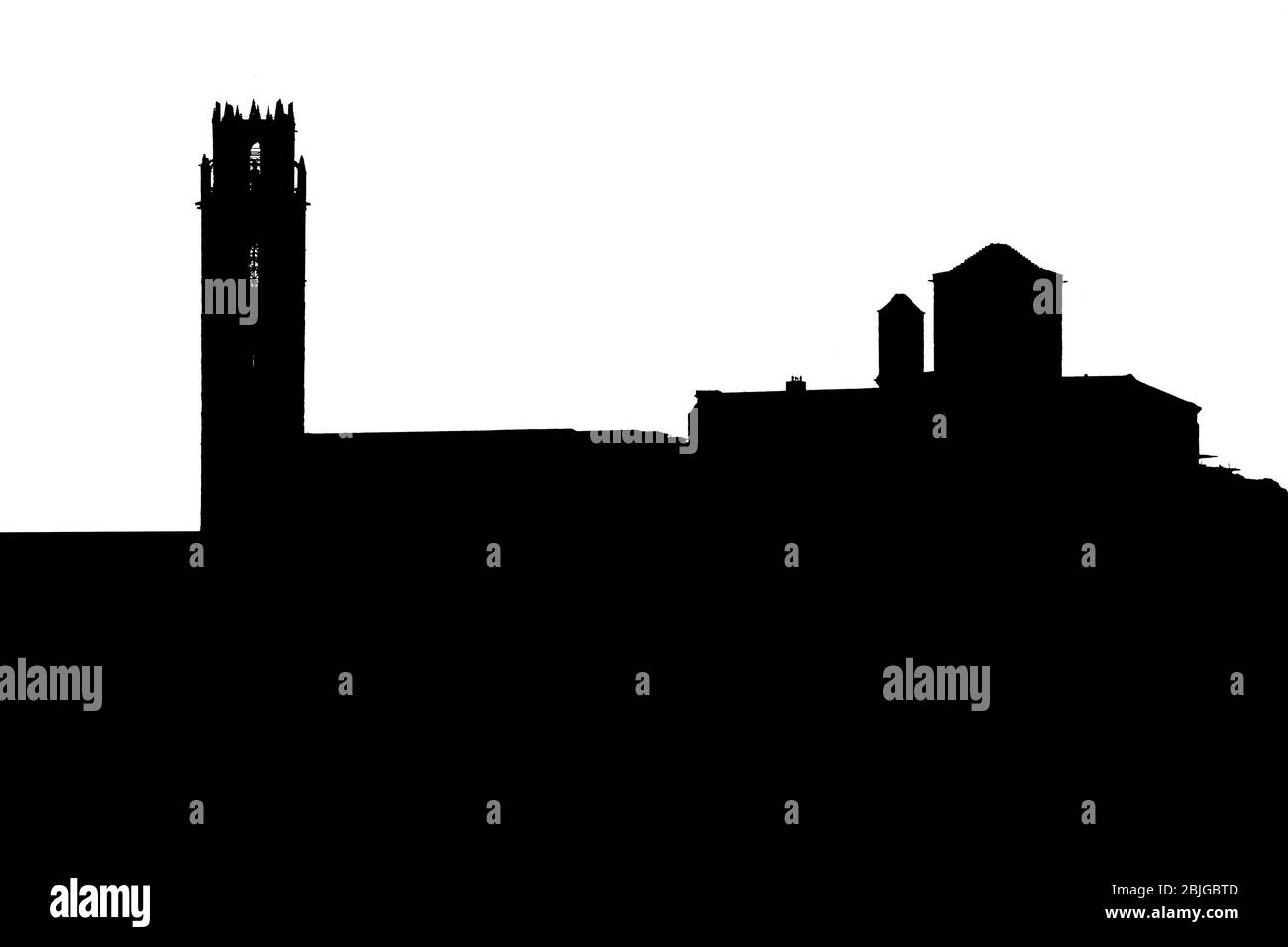 Cattedrale di Santa Maria di la Seu Vella a Lleida, Spagna, Europa Foto Stock