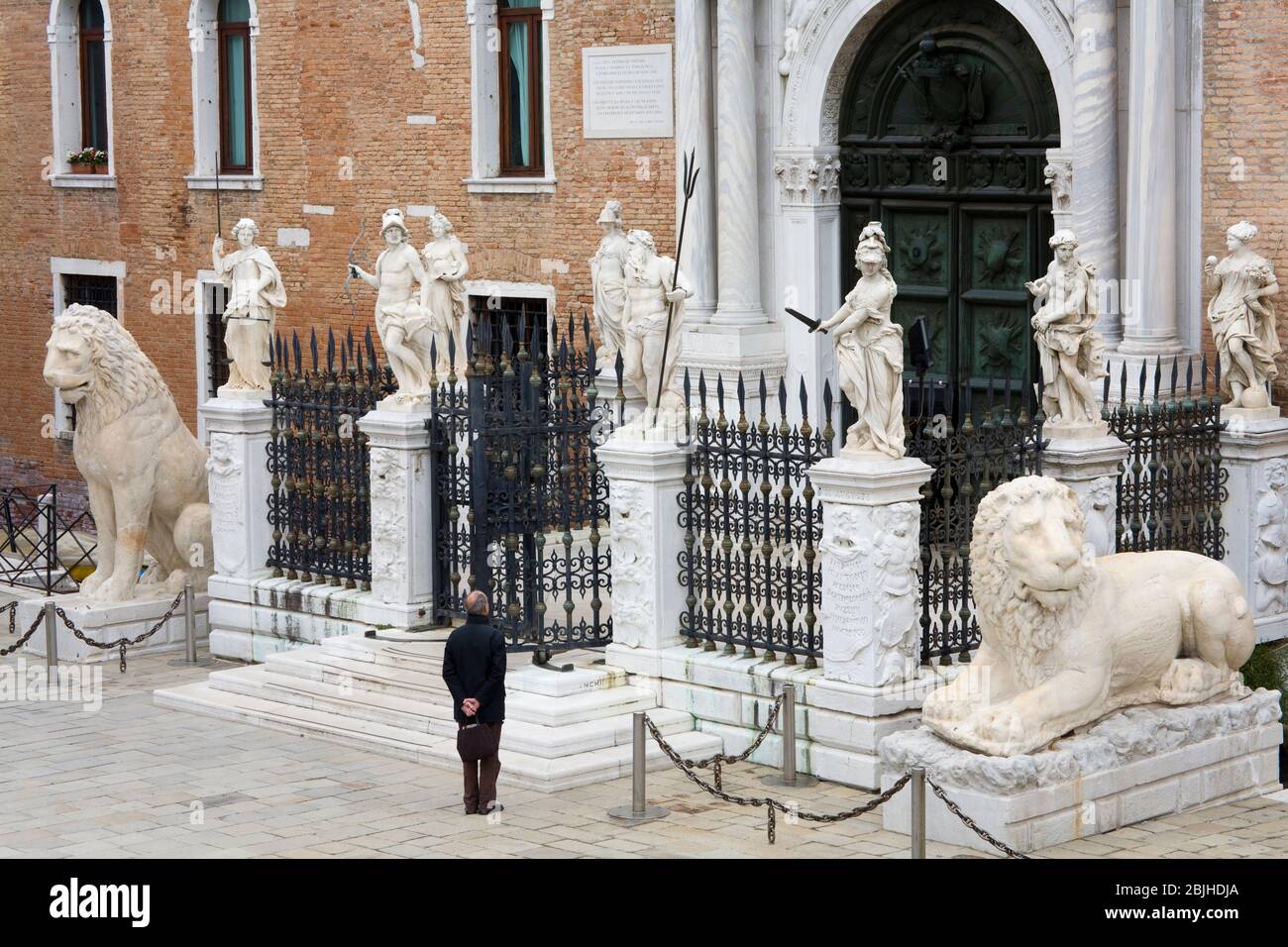 L'Arsenale a Venezia, Italia, Europa Foto Stock