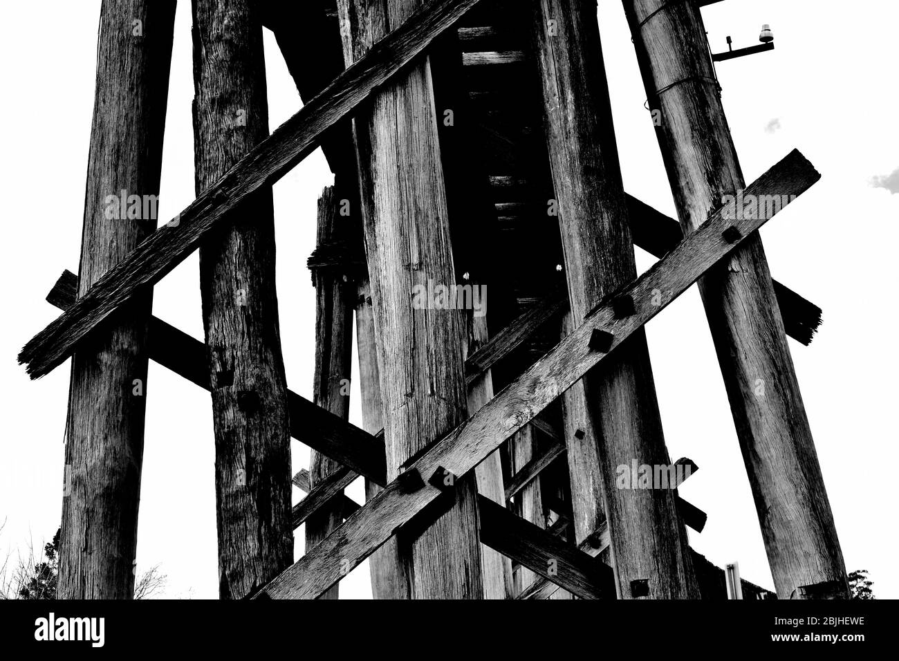 viadotto bianco e nero 1 Foto Stock