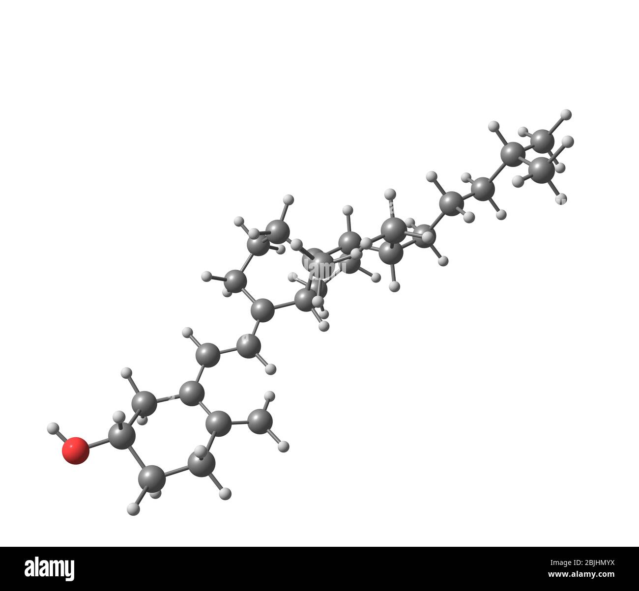 Il colecalciferolo (vitamina D) è un secosteroide solubile nel grasso responsabile dell'aumento dell'assorbimento intestinale di calcio, ferro, magnesio, fosfato e z Foto Stock