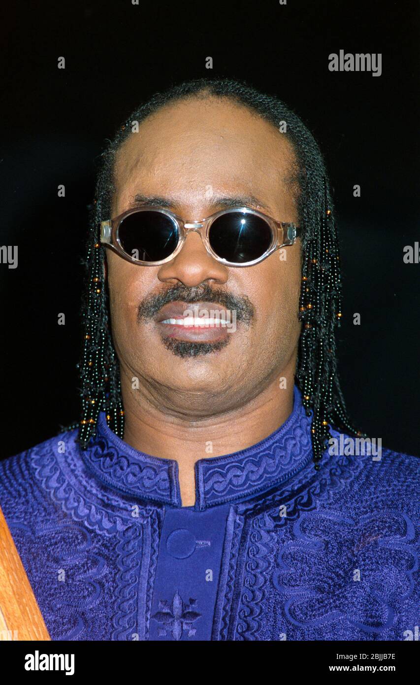 LOS ANGELES, CA. c. 1994: Cantante Stevie Wonder. Foto file © Paul Smith/Featureflash Foto Stock