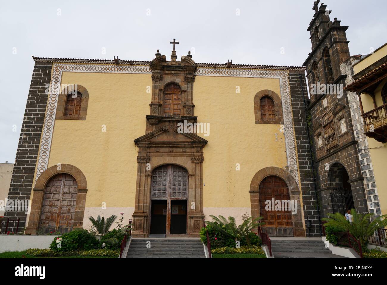 Chiesa di San Agustin, la Orotava, parte settentrionale di Tenerife, Isole Canarie, Spagna, Europa Foto Stock