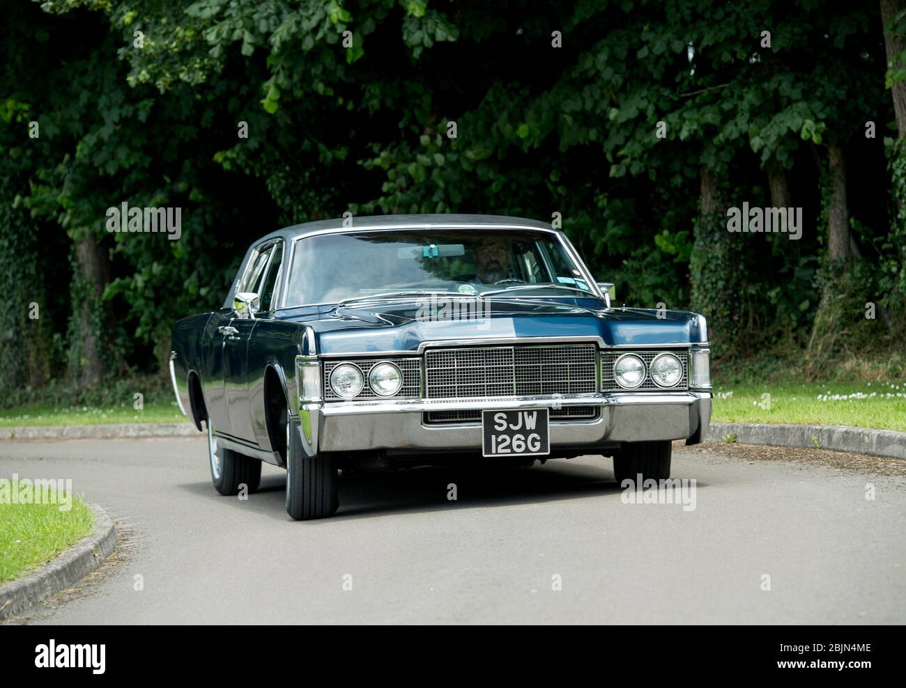 1969 'mani clap' Lincoln Continental classica auto di lusso americana Foto Stock