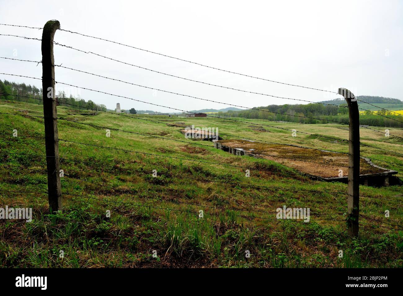 Campo di concentramento nazista tedesco, sterminio in Polonia occupata, reliquie di un ex campo di concentramento nazista tedesco, il campo Gross-Rosen è stato stabilito nell'agosto 1940 come ramo di KL Sachsenhausen, campo di concentramento nazista, sterminio in Polonia occupata, campo di concentramento di Hitler, campo di sterminio in Polonia occupata tedesca, campo di concentramento tedesco, Germania morte Gross-Rosen, dolnoslaskie, polonia, campo di concentramento nazista, Gross-Rosen vicino a Strzegom, rogoznica, dolnoslaskie, polonia, europa, dolnoslaskie, polonia, europa, tedesco di concentrazione nazista, storico, due mondo di guerra, Foto Stock